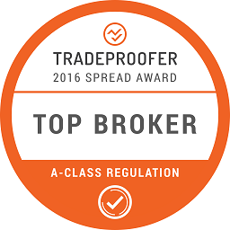 TradeProofer Spread Award with A-class Regulation